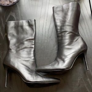 Stunning Colin Stuart Mid Leather Stiletto Boots 7